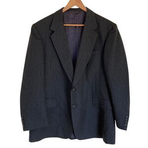 Hickey‎ Freeman Boardroom 2 Button Wool Grey Blazer Sport Coat Suit Jacket 40R